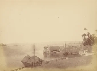 Udsigt over den antikke havn i Elephanta