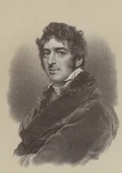 William Lamb, 2. Viscount Melbourne, britisk premierminister 1834 og 1835-1841 (litho)