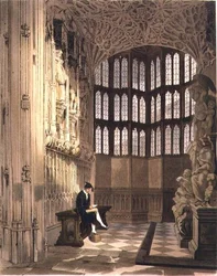 Henry the Seventh Chapel, plade R fra 