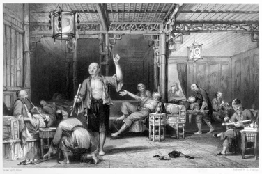 Kinesiske opiumsrygere, 1843