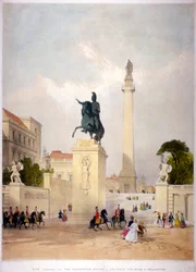 The Mall and Waterloo Place, Westminster, London, c1845