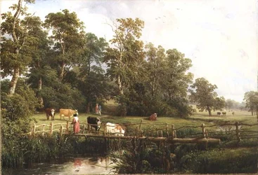 En rustik bro, Stoneleigh Park