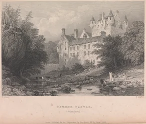 Cawdor Castle, Narnshire (udgivet af G. Virtue); side 59 (bind 1)