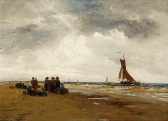 Venter på, at fiskerbådene vender tilbage, Holland