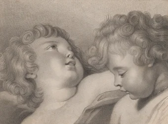 To kerubhoveder, 1800.