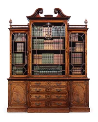George III secretaire biblioteks reol, ca. 1765