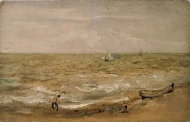 Strandscene, begyndelsen af det 19. århundrede