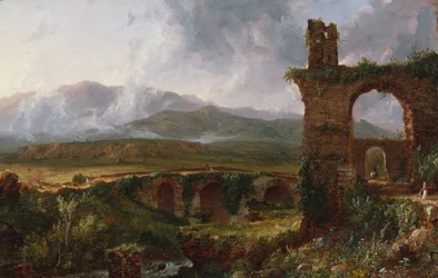 Udsigt nær Tivoli Morgen, 1832.