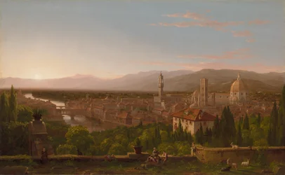 Udsigt over Firenze, 1837.