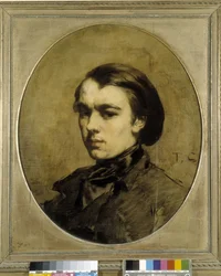 Portræt af Henri Didier af Thomas Couture (1815-1879)