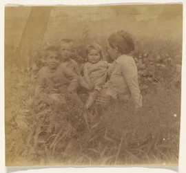 [Frances Eakins Crowell og fire af hendes børn]