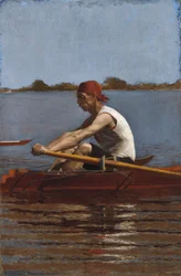 John Biglin in a Single Scull, 1874