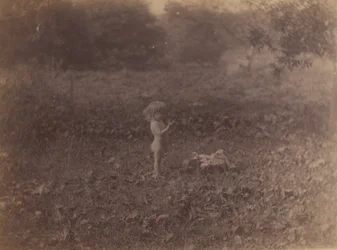 Katie Crowell i Avondale, Pennsylvania, 1887., 1887.