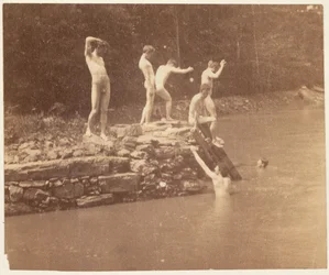 Thomas Eakins og studerende, ca. 1883.