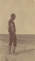 [Thomas Eakins i badedragt], 1880