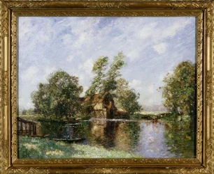 The Old Mill, Houghton, Cambridgeshire, ca. 1907