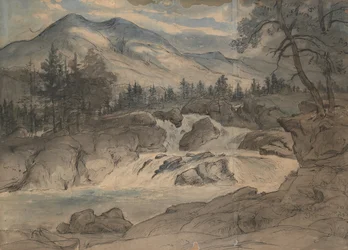 Labrovandfaldet, 1824-42.