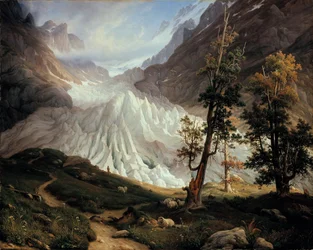 Den nedre Grindelwald-gletsjer
