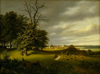 Udsigt over Helsingør, efterår