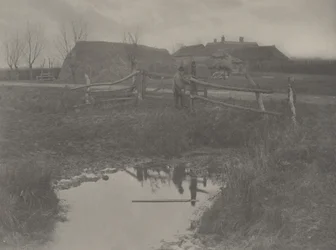En marskgård, 1886 (foto)