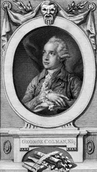 George Colman den Ældre, graveret af John Hall