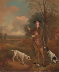 Major John Dade, fra Tannington, Suffolk, ca. 1755.