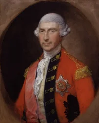 Portræt af Jeffery Amherst, 1. baron Amherst (1717-1797), feltmarskal