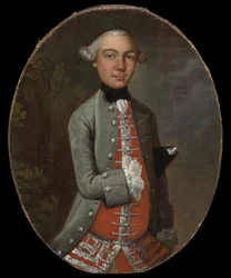 Portræt af en herre, ca. 1745-48