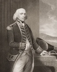 Richard Howe, 1. Earl Howe, illustration fra 
