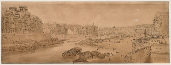 Et udvalg af tyve af de mest maleriske udsigter i Paris: Udsigt over byen med Louvre taget fra Pont Marie