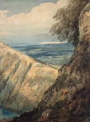 Kyst af Dorset, nær Lulworth Cove