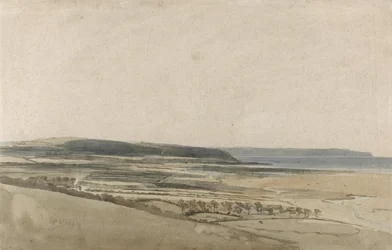 Estuary of the River Taw, Devon, ca. 1801 (akvarel over blyant på papir)