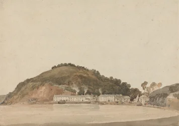 Næs på kysten af South Devon, muligvis Shaldon