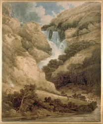 The Gorge of Wathenlath with the Falls of Lodore, Derwentwater, c1801