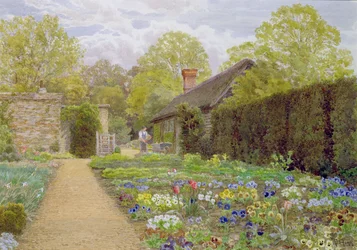 Stedmoderblomsthaven, Munstead Wood, Surrey, Gertrude Jekylls hjem