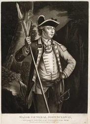Generalmajor John Sullivan, en adskilt officer i den kontinuerlige (sic) hær