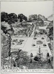 View of Garden, Broad Oak, Accrington, fra 