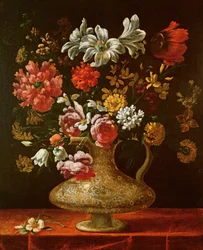 Stilleben med blomster
