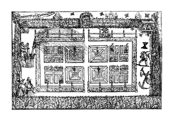 En have, fra "Gartnerens labyrint", 1577