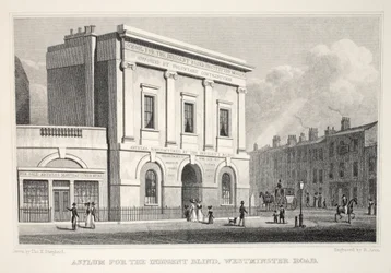 Asylum for the Indigent Blind, Westminster Road, fra "London and it