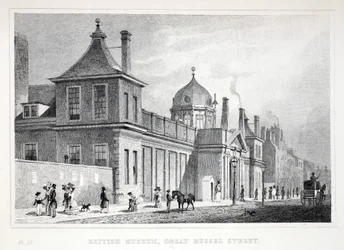 British Museum, Great Russell Street, fra pubben 