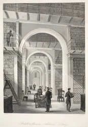 British Museum, det ekstra bibliotek, fra pubben 
