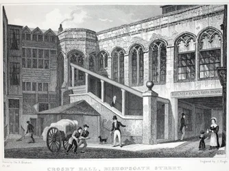 Crosby Hall, fra pubben 