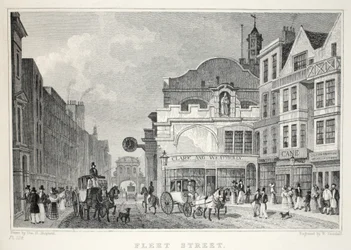 Fleet Street, fra pubben 
