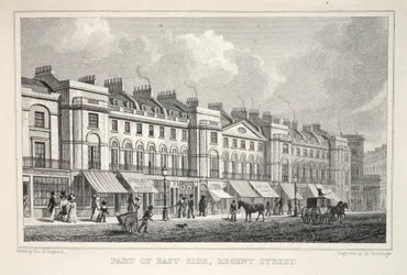 En del af East Side, Regent Street, fra pubben 