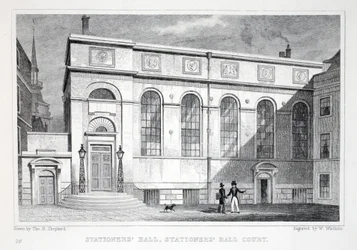 Stationers Hall, Stationers Hall Court, fra pubben 