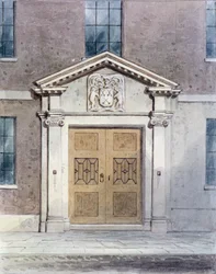 Indgangen til Cutlers Old Hall, 1850