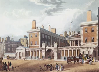 Udsigt over Admiralitetet, 1818 (farvegravering)
