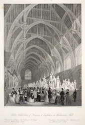 Westminster Hall, fra pubben 
