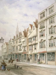 Wych Street, Westminster, London, c1850